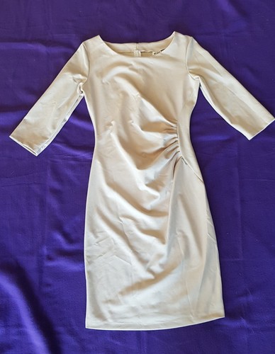 Kleid edel beige s 36 - beige,