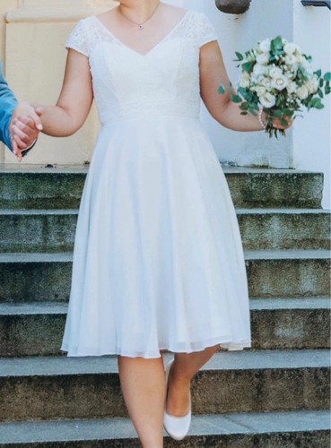 Kurzes brautkleid größe - kurzes,