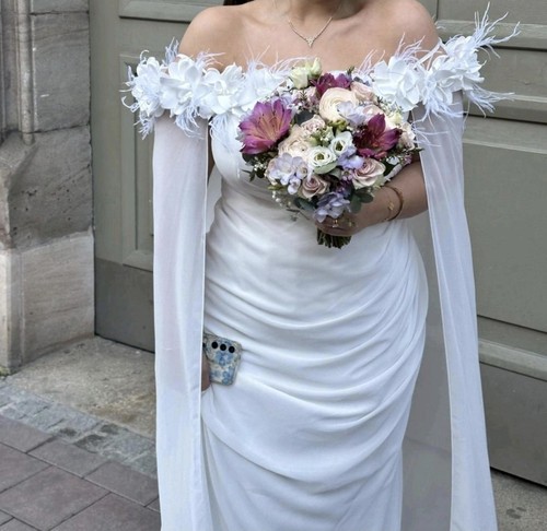 Hochzeit kleid standesamt - hochzeit, kleid/