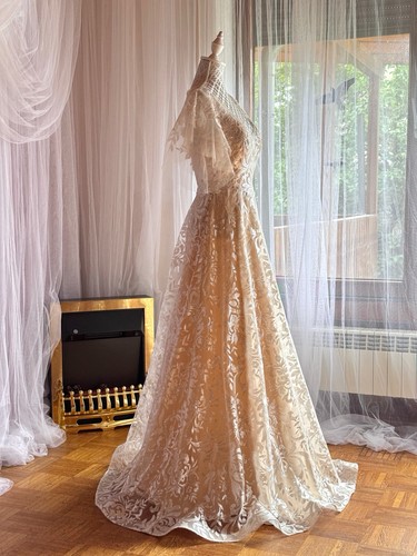 Abendkleid champagner - abendkleid,